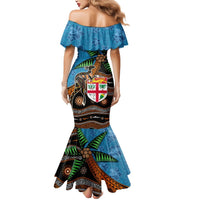 Fiji and Australia Mermaid Dress Fijian and Aboriginal mix Culture LT03 - Polynesian Pride