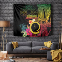 Vanuatu Selebretem 44th Indipendens Dei Tapestry Sand Drawing Melanesian Vibes