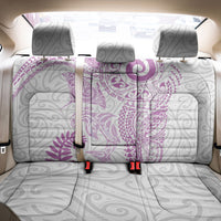 Aotearoa Maori Sea Animals Tribal Back Car Seat Cover Manta Ray and Shark Moko Pattern Pink Color