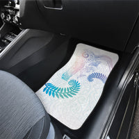 Aotearoa Maori Sea Animals Tribal Car Mats Manta Ray and Shark Moko Pattern Sweet Pastel
