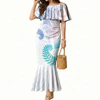 Aotearoa Maori Sea Animals Tribal Mermaid Dress Manta Ray and Shark Moko Pattern Sweet Pastel LT03 Women Multicolor - Polynesian Pride
