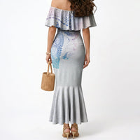 Hawaiian Manta Ray Tribal Mermaid Dress Polynesian Art Motifs Sweet Pastel LT03 - Polynesian Pride