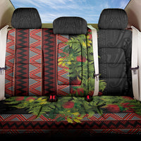 Maori Tukutuku Back Car Seat Cover with Ferns Pohutukawa and Kowhai Tribal Moko Patterns