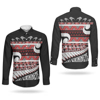 New Zealand Christmas Couples Matching Summer Maxi Dress and Long Sleeve Button Shirt Funny Santa Claus Haka Dance with Tukutuku