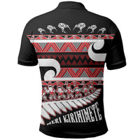 New Zealand Christmas Polo Shirt Funny Santa Claus Haka Dance with Tukutuku LT03 - Polynesian Pride