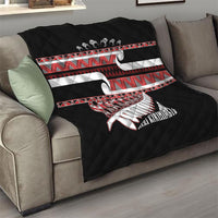 New Zealand Christmas Quilt Funny Santa Claus Haka Dance with Tukutuku
