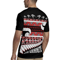 New Zealand Christmas Rugby Jersey Funny Santa Claus Haka Dance with Tukutuku