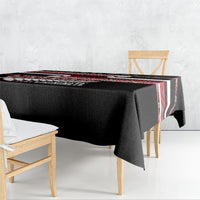 New Zealand Christmas Tablecloth Funny Santa Claus Haka Dance with Tukutuku
