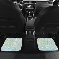 Japanese and Hawaiian Culture Fusion Car Mats Irezumi with Turtles and Lei Kakau Pattern Fresh Vibe LT03 Set 2pcs - Back Multicolor - Polynesian Pride