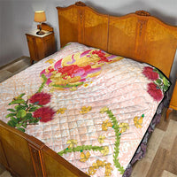 Japanese and Hawaiian Culture Fusion Quilt Irezumi with Turtles and Lei Kakau Pattern Sunset Vibe LT03 - Polynesian Pride