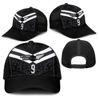 Custom Aotearoa Rugby Baseball Net Cap Maori Tribal Motifs Stripes-Sporty Style LT03 - Polynesian Pride