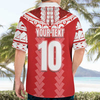 Custom Tahiti Football Polynesian Pattern Hawaiian Shirt