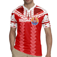 Custom Tahiti Football Polynesian Pattern Rugby Jersey