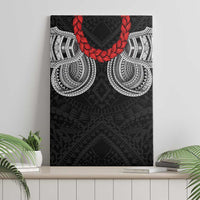 Samoan Traditional Art Tattoos Canvas Wall Art Tatau Tribal Motifs with Ula Fala Black LT03 - Polynesian Pride
