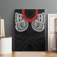 Samoan Traditional Art Tattoos Canvas Wall Art Tatau Tribal Motifs with Ula Fala Black LT03 - Polynesian Pride