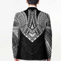 Samoan Traditional Art Tattoos Blazer Tatau Roman Reigns Black Color - Polynesian Pride