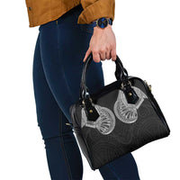 Samoan Traditional Art Tattoos Shoulder Handbag Tatau Roman Reigns Black Color - Polynesian Pride