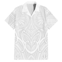 Samoan Traditional Art Tattoos Hawaiian Shirt Tatau Roman Reigns White Color - Polynesian Pride