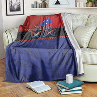 Samoan DNA-Proud of Samoa Blanket Polynesian Patterns - Polynesian Pride