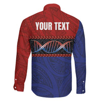 Personalised Samoan DNA-Proud of Samoa Family Matching Tank Maxi Dress and Hawaiian Shirt Polynesian Patterns LT03 - Polynesian Pride