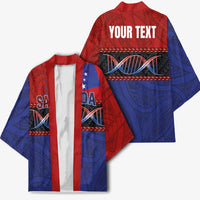 Personalised Samoan DNA-Proud of Samoa Kimono Polynesian Patterns LT03 - Polynesian Pride