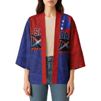 Personalised Samoan DNA-Proud of Samoa Kimono Polynesian Patterns LT03 - Polynesian Pride