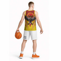 American Samoa Fautasi Race Basketball Jersey Pago Pago-Aeto Samoan Tattoo and Eagle