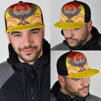 American Samoa Fautasi Race Mesh Trucker Cap Pago Pago-Aeto Samoan Tattoo and Eagle