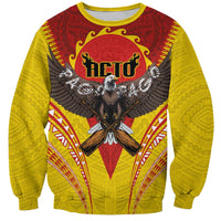 American Samoa Fautasi Race Sweatshirt Pago Pago-Aeto Samoan Tattoo and Eagle