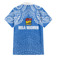 Hela Wigmen Rugby Family Matching Long Sleeve Bodycon Dress and Hawaiian Shirt Papua New Guinea Polynesian Tattoo LT03 - Polynesian Pride