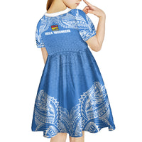 Hela Wigmen Rugby Kid Short Sleeve Dress Papua New Guinea Polynesian Tattoo LT03 - Polynesian Pride