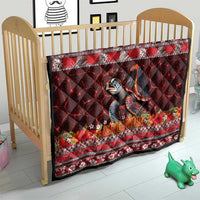 Hawaii KaʻUla Wena Volcano Turtle Quilt Lava and Tropical Plants Tribal Pattern