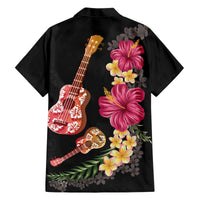 Ukulele mix Polynesian Flower Hawaiian Shirt Hawaiian Tribal Pattern LT03 - Polynesian Pride