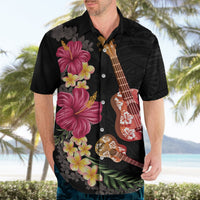 Ukulele mix Polynesian Flower Hawaiian Shirt Hawaiian Tribal Pattern LT03 - Polynesian Pride