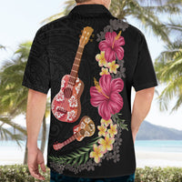 Ukulele mix Polynesian Flower Hawaiian Shirt Hawaiian Tribal Pattern LT03 - Polynesian Pride