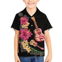 Ukulele mix Polynesian Flower Hawaiian Shirt Hawaiian Tribal Pattern LT03 - Polynesian Pride
