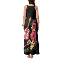 Ukulele mix Polynesian Flower Tank Maxi Dress Hawaiian Tribal Pattern LT03 - Polynesian Pride