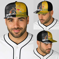 Aotearoa New Zealand And Australia Basketball Baseball Net Cap Maori Tribal Tattoo And Aboriginal Dot Art Heritage LT03 - Polynesian Pride