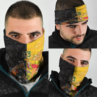Aotearoa New Zealand And Australia Basketball Custom Neck Gaiter Maori Tribal Tattoo And Aboriginal Dot Art Heritage LT03 - Polynesian Pride