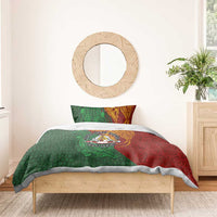 Papua New Guinea East Sepik Province Bedding Set Tribal Crocodile Birds of Paradise Melanesian Tattoo LT03 - Polynesian Pride