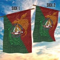 Papua New Guinea East Sepik Province Garden Flag Tribal Crocodile Birds of Paradise Melanesian Tattoo LT03 - Polynesian Pride