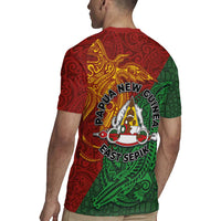 Papua New Guinea East Sepik Province Rugby Jersey Tribal Crocodile Birds of Paradise Melanesian Tattoo LT03 - Polynesian Pride