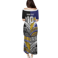 Custom Rugby Niue and Aotearoa Family Matching Puletasi and Hawaiian Shirt Hiapo with Maori Moko Tribal Heritage Tattoos LT03 - Polynesian Pride