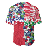 Hawaiian Floral Kakau Tropical Leaves-Sporty Style Baseball Jersey LT03 - Polynesian Pride