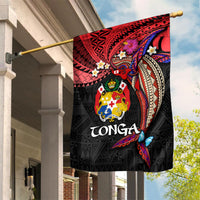 Tonga Emancipation Day Garden Flag Ngatu Humpback Whale Polynesian Flower