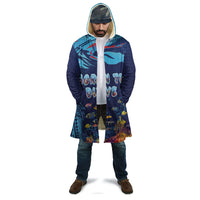 Personalized Hawaii Diving Cloak Tribal Pattern with Ocean Floor LT03 - Polynesian Pride