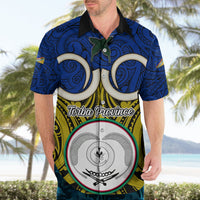 Personalised Vanuatu Torba Province Hawaiian Shirt Pig Tusk Mix Maori Pattern and Namele Leaf LT03 - Polynesian Pride