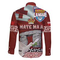 Mate Ma'a Tonga Family Matching Off Shoulder Short Dress and Hawaiian Shirt Haamonga a Maui and White Dove - Tongan Kupesi Ngatu LT03 - Polynesian Pride