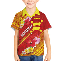 Rotuma Island Hawaiian Shirt Fijian Tapa with Polynesian Art and Hibiscus LT03 - Polynesian Pride