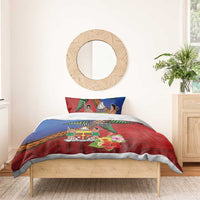 Personalised Fiji and Rotuma Together Bedding Set Fjian Masi and Pacific Pattern Mix Culture LT03 - Polynesian Pride